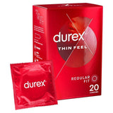 Durex Thin Feel Condoms Enhanced Sensitivity Regular Fit   20 per pack