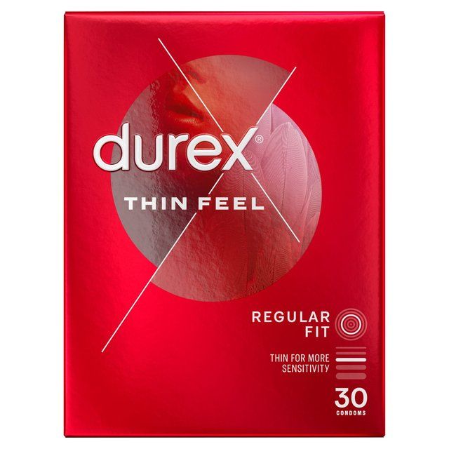 Durex Thin Feel Condoms Enhanced Sensitivity Regular Fit   30 per pack