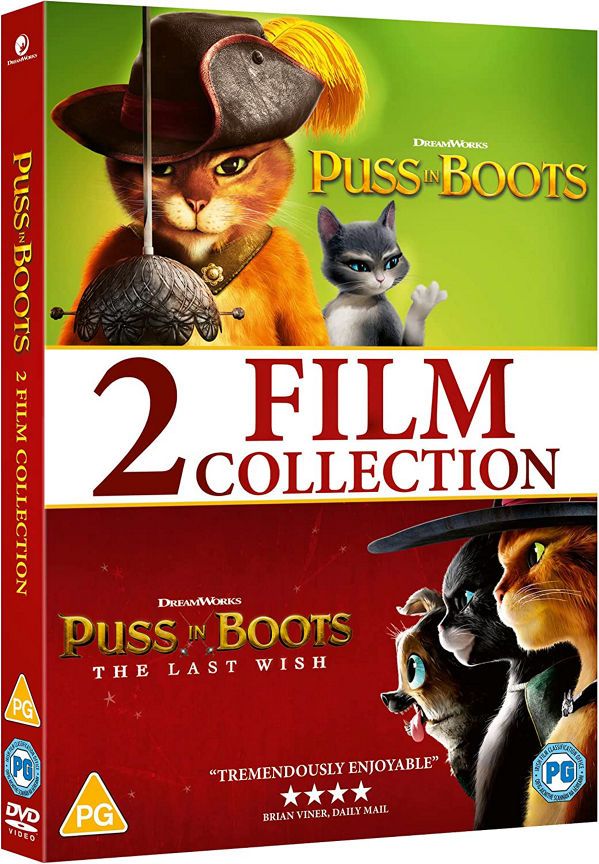 DVD Puss in Boots 1-2