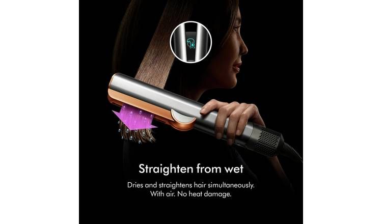 Dyson Airstrait Wet to Dry Hair Straightener - Black