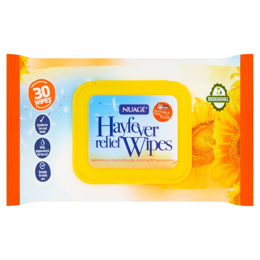 Nuagé Hayfever Relief Wipes x30