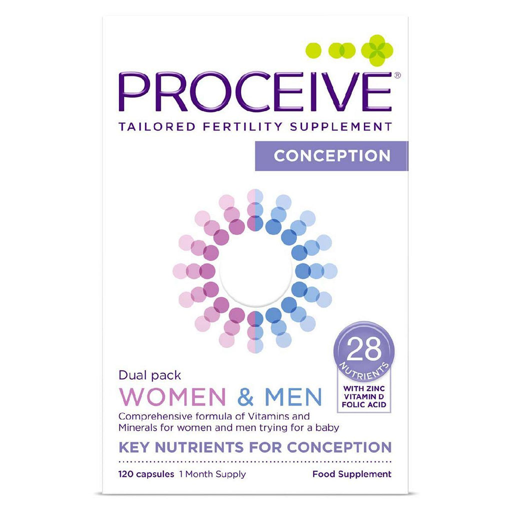 Proceive Advanced Fertility Supplement Women & Men Dual Pack - 120 Capsules