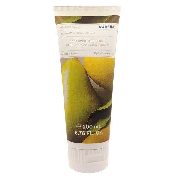 Korres - Body Smoothing Milk 200ml Hydrate Bergamot Pear