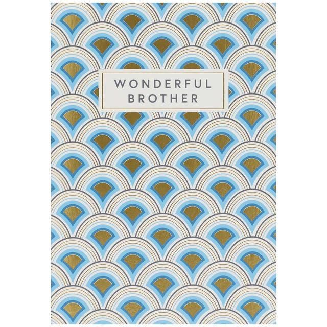 M&S Wonderful Brother Birthday Card Miscellaneous M&S   