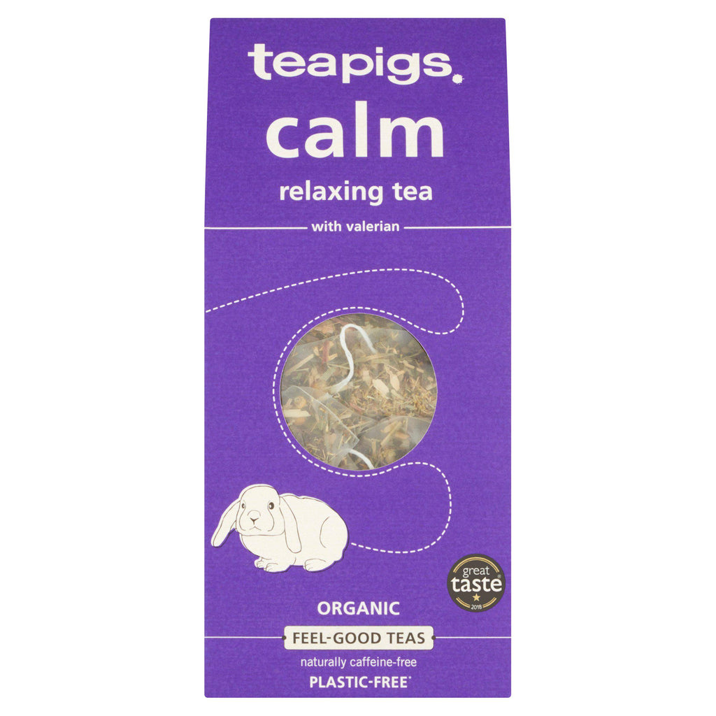 Teapigs Organic Calm Relaxing Tea Biodegradable Temples x15 30g