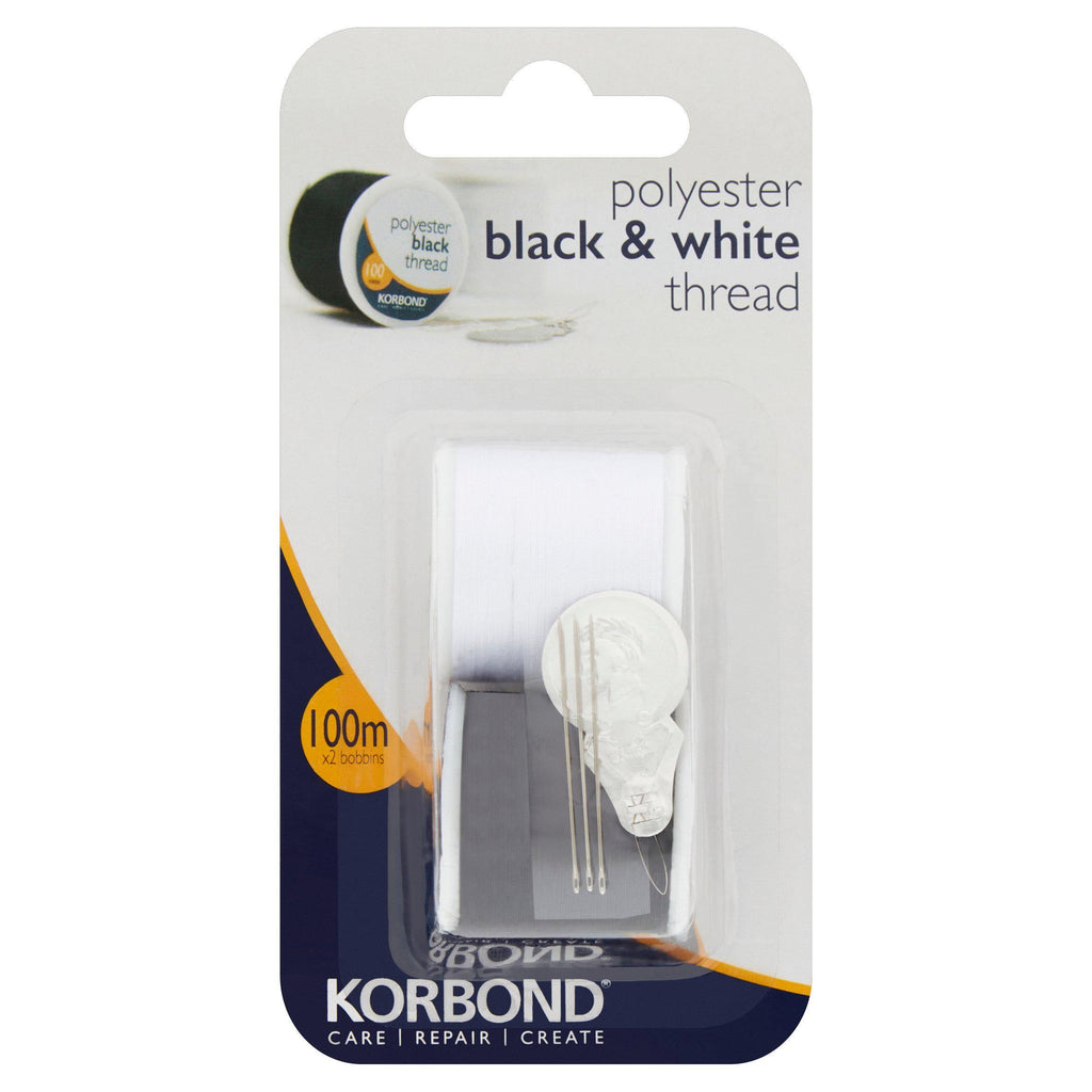 Korbond Black & White Thread