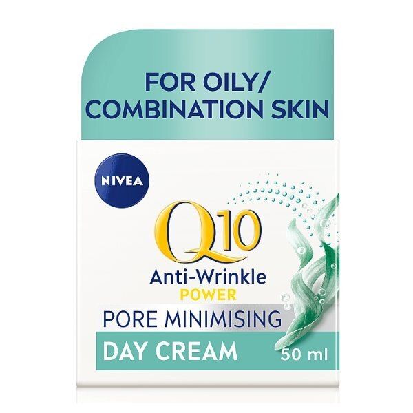 NIVEA Q10 Anti-Wrinkle Pore Minimising Day Cream SPF15 50ml GOODS Superdrug   