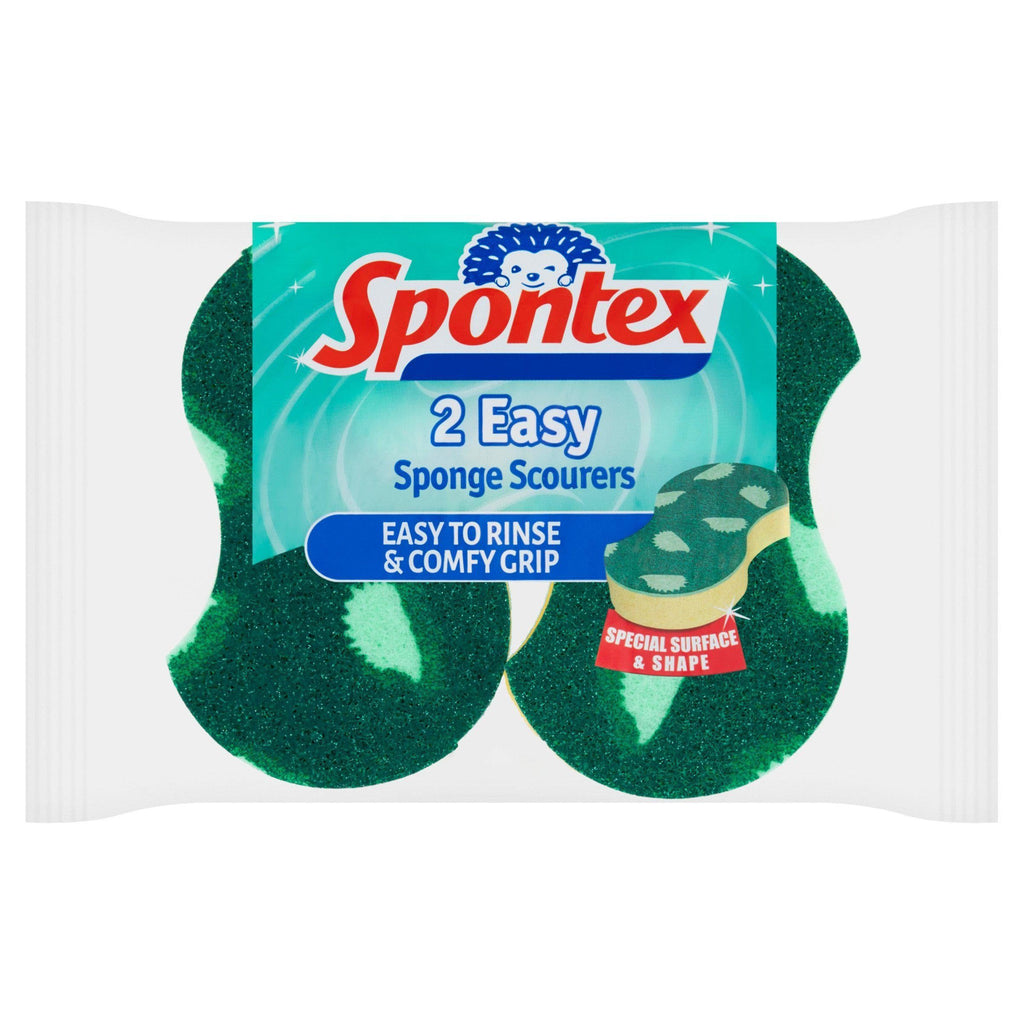 Spontex Easy Sponge Scourers x2