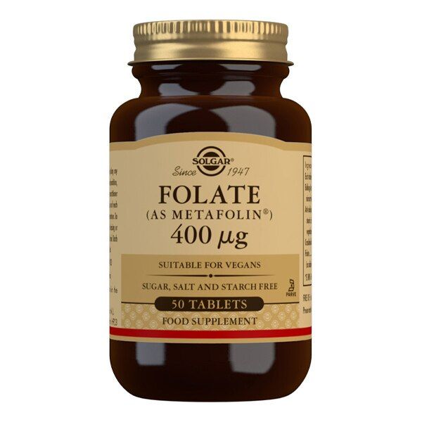 Solgar - Folate 400 g (As Metafolin®) - 50 Capsules