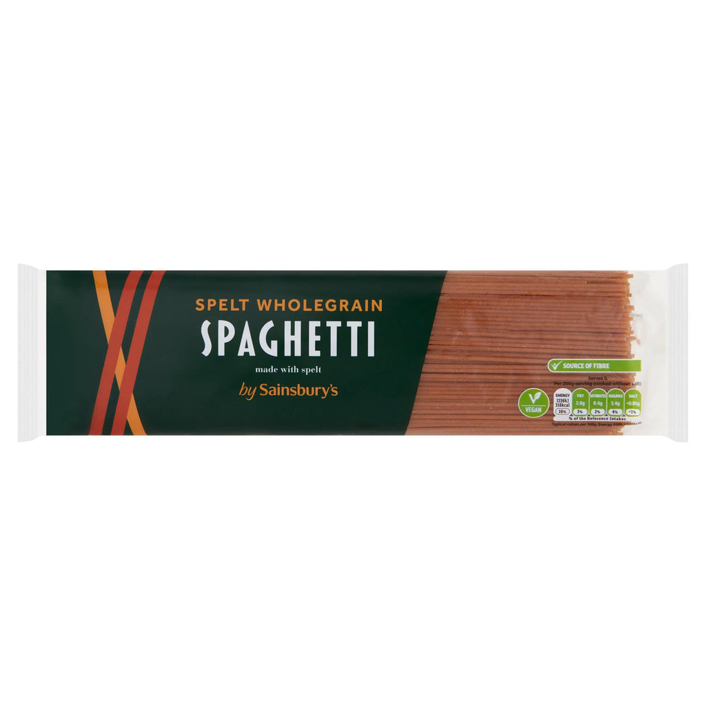 Sainsbury's Wholegrain Spelt Spaghetti Pasta 500g