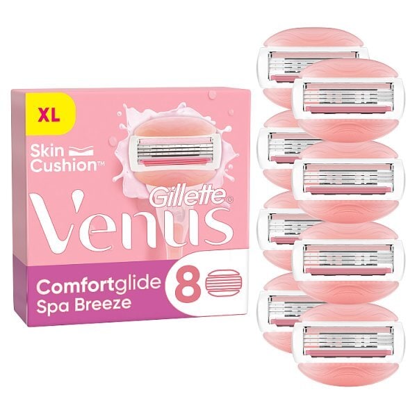 Venus Comfortglide Spa Breeze Blades 8 Pack