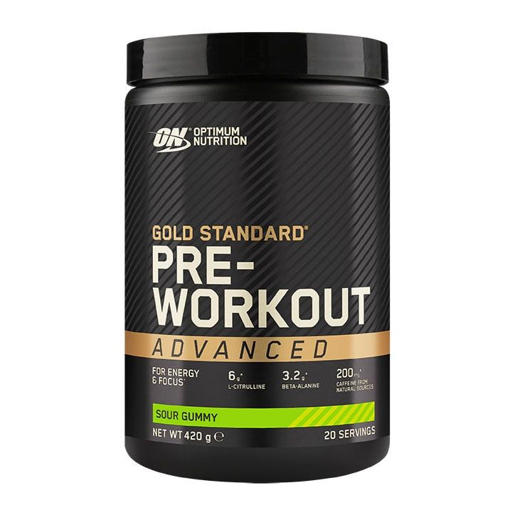 Optimum Nutrition Gold Standard Pre-Workout Advanced Fruit Punch 420g GOODS Holland&Barrett Sour Gummy