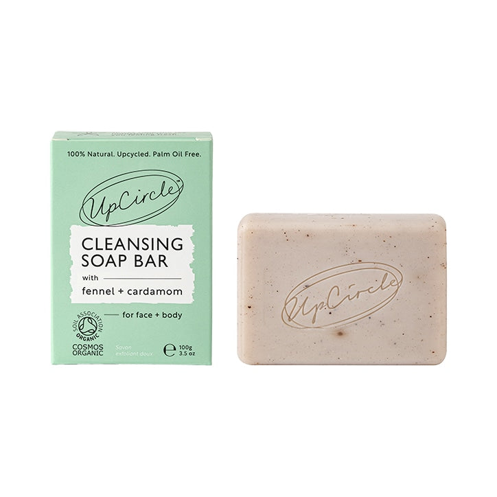 UpCircle Cleansing Soap Bar with Cinnamon + Ginger 100g