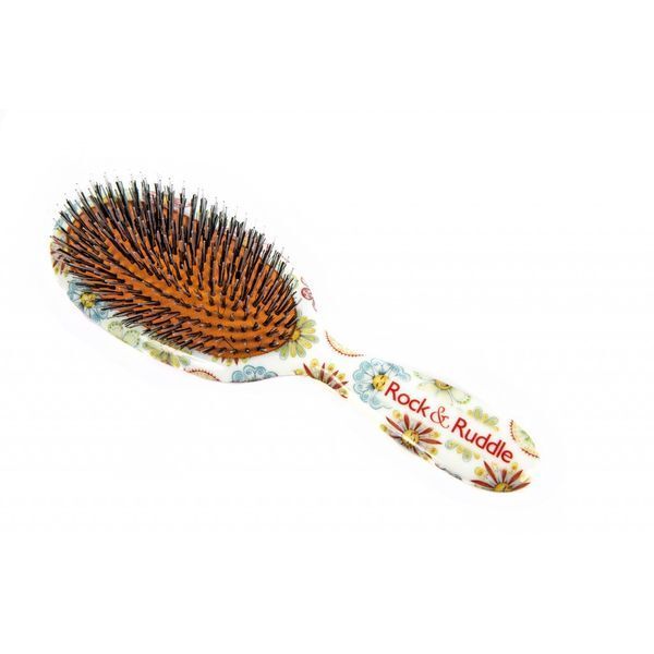 Rock & Ruddle Flowers & Faces Small Baby Bristle Hairbrush GOODS Superdrug   