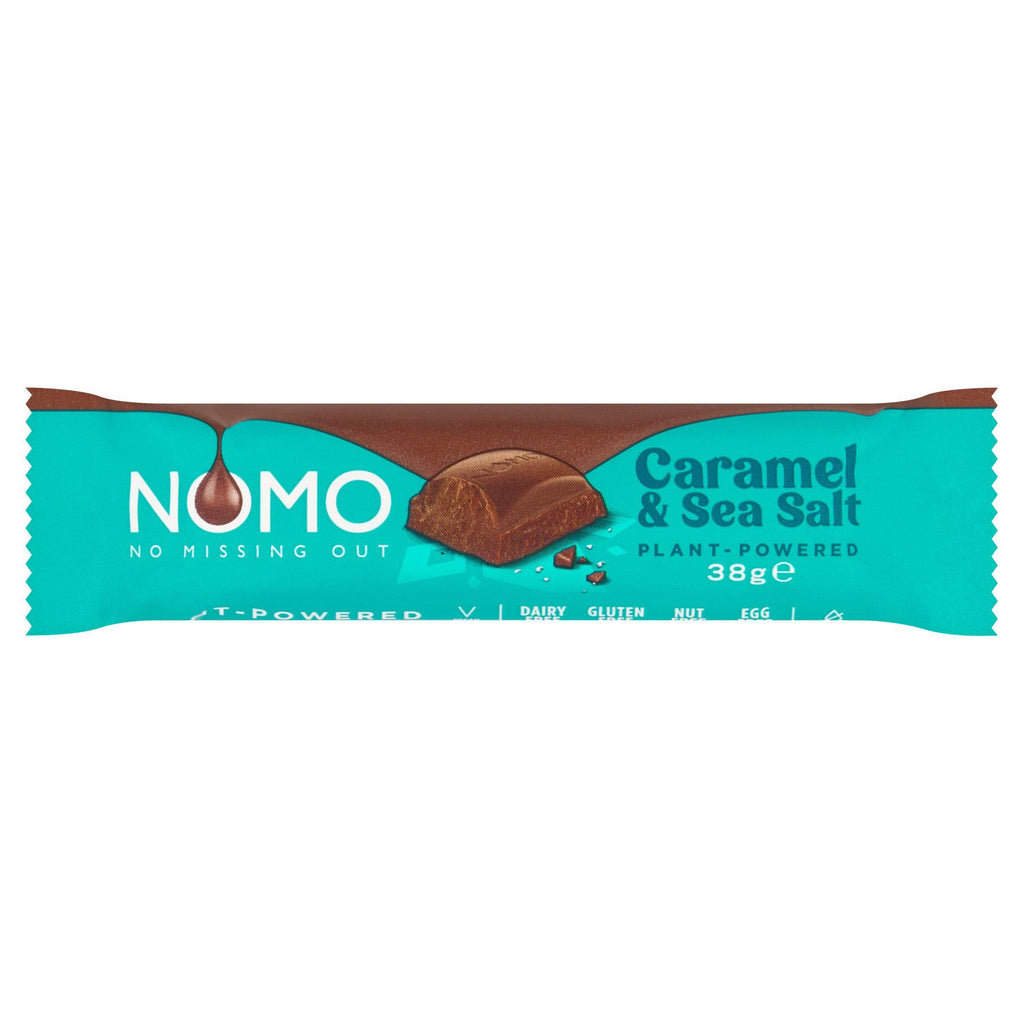 NOMO Caramel & Sea Salt Chocolate Bar 38g