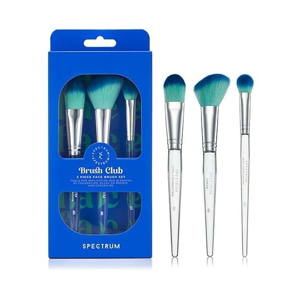 Spectrum Brush Club The Face 3 Pc Brush Set