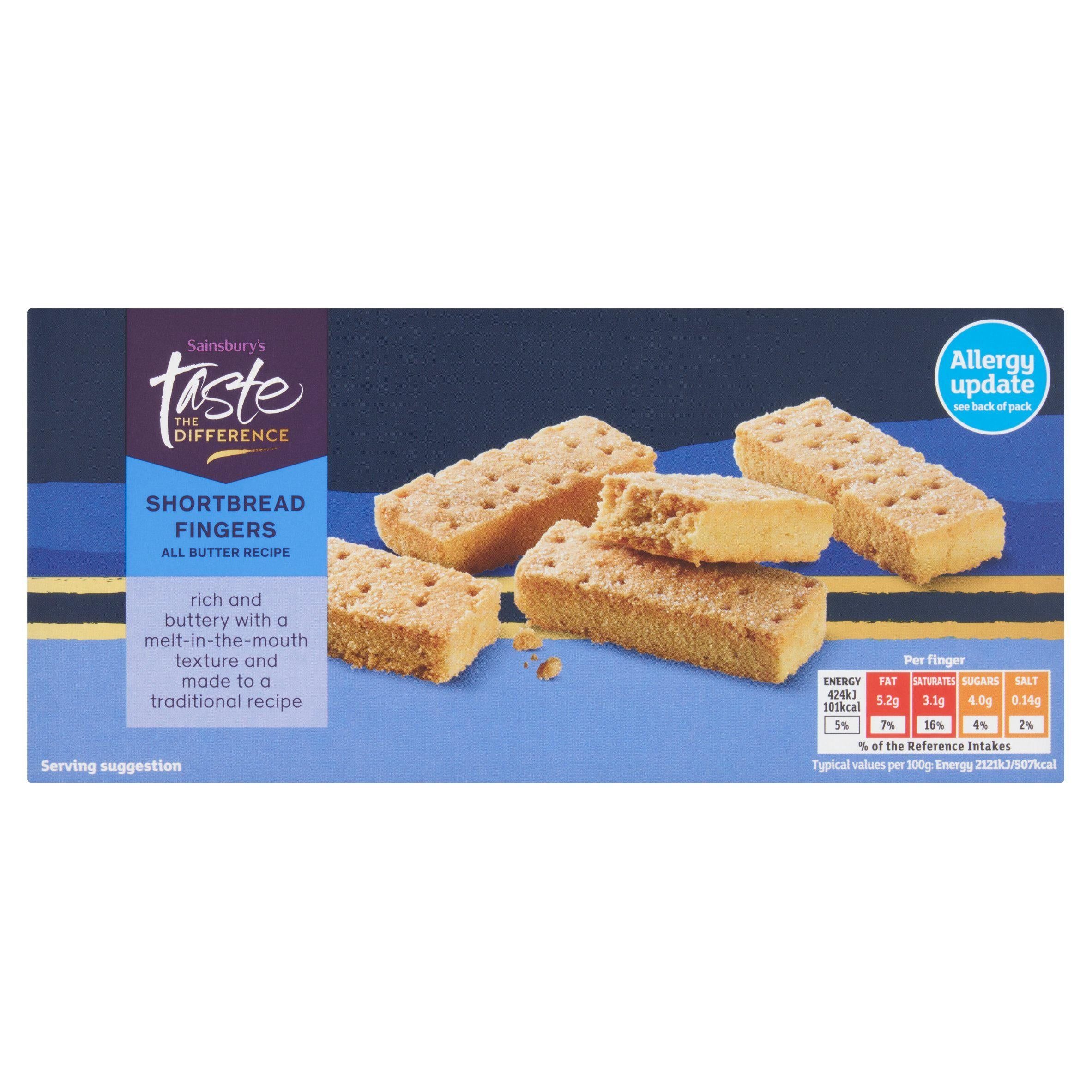 Sainsbury's Highland Shortbread Finger, Taste the Difference 200g Christmas biscuits & crackers Sainsburys   