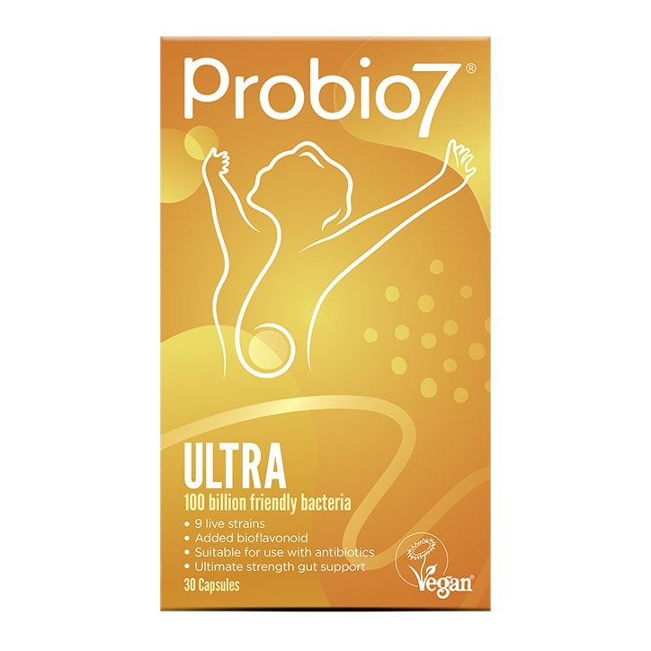 Probio 7 Digestive Health Supplement Ultra 100 Billion 30 Capsules Supplements Holland&Barrett   