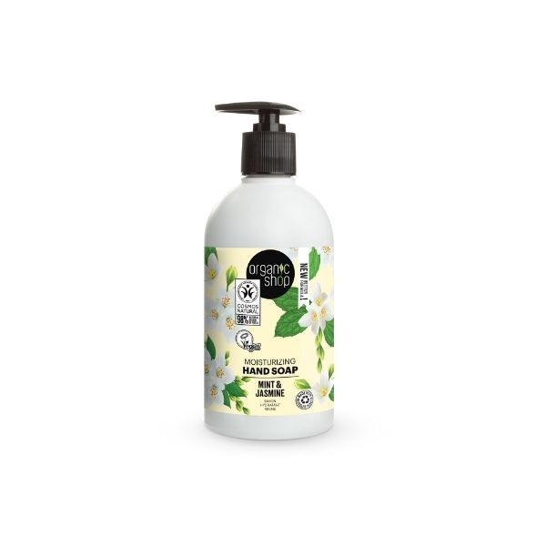 Organic Shop Moisturizing Hand Soap Mint & Jasmine 500ml