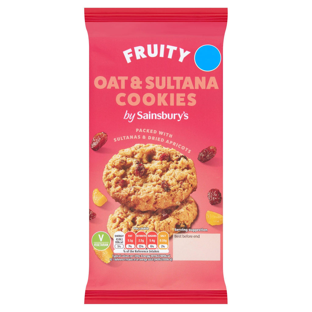 Sainsbury's Oat & Sultana Cookies 200g