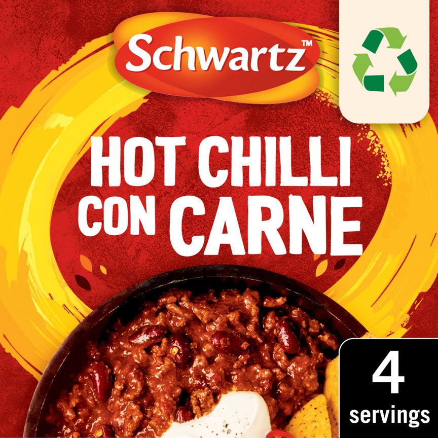 Schwartz Hot Chilli Con Carne Recipe Mix GOODS ASDA   