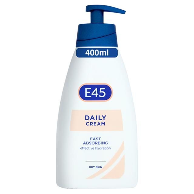 E45 Daily Moisturiser Cream for dry skin Pump   400ml