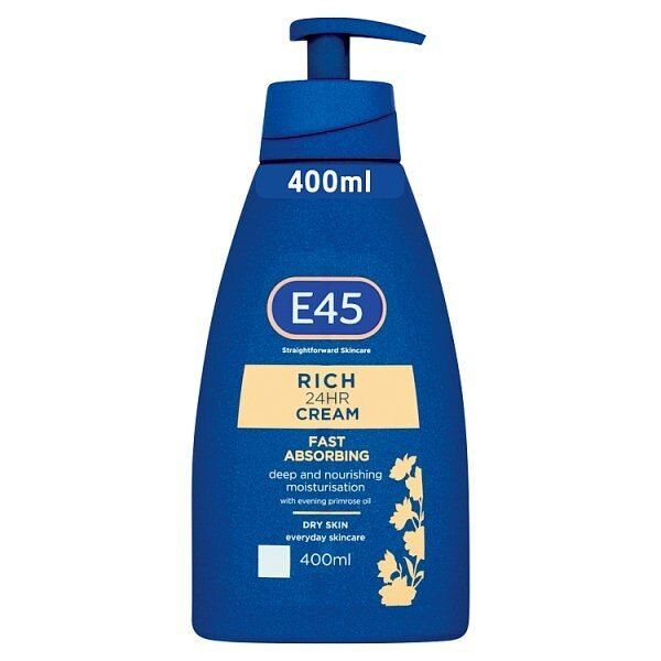 E45 Rich 24 Hour Cream with Pump 400ml