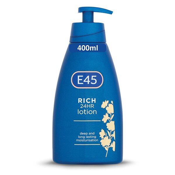 E45 Rich 24hr Lotion Deeply Moisturising with Pump 400ml