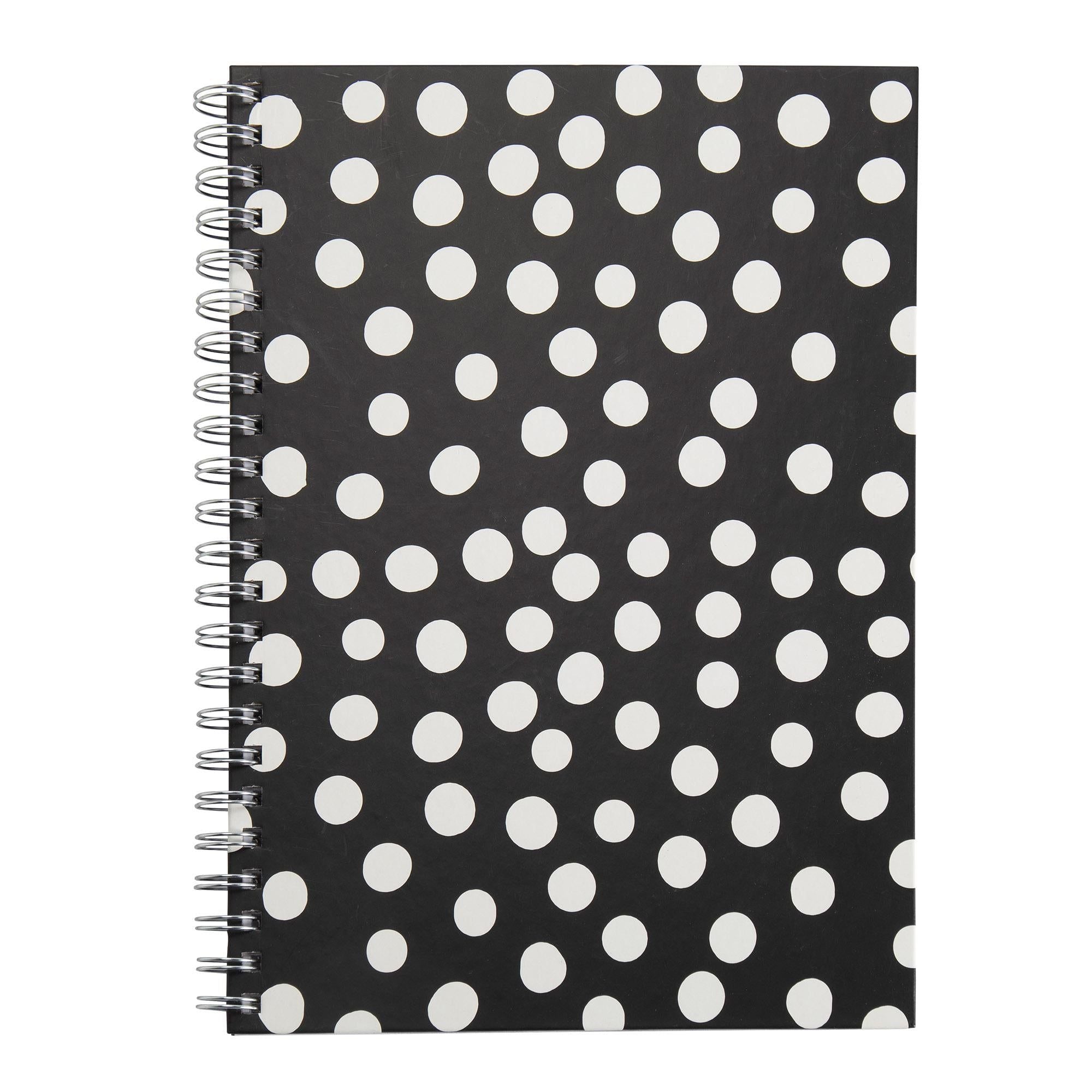 Sainsbury's Home Spotty Wiro Notebook A4 GOODS Sainsburys   