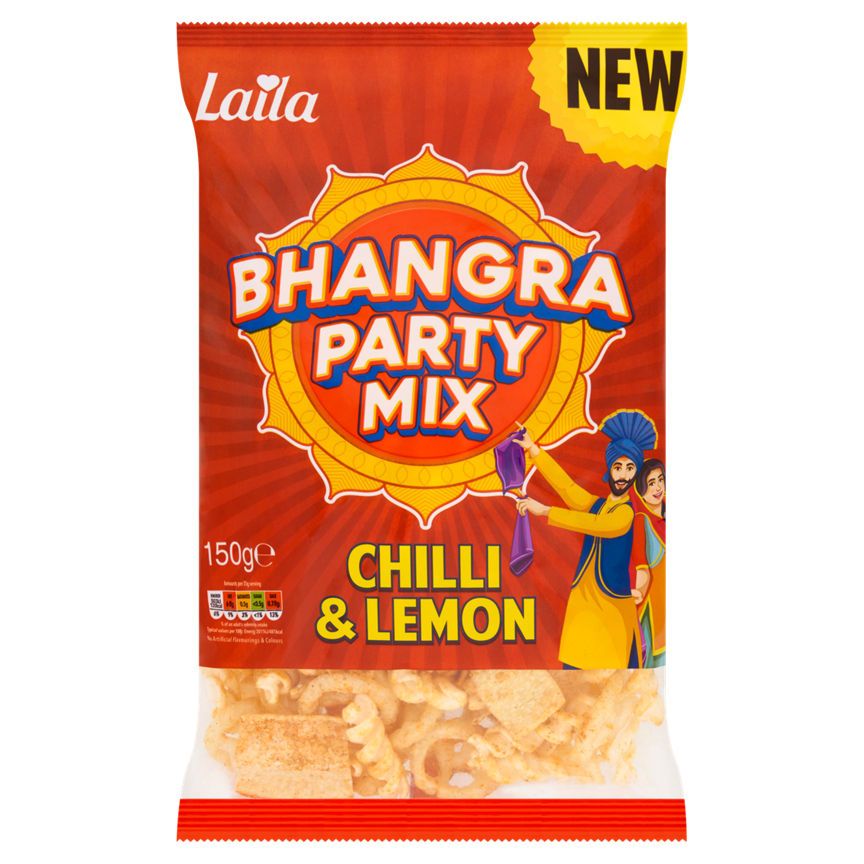 Laila Bhangra Party Mix Chilli & Lemon 150g