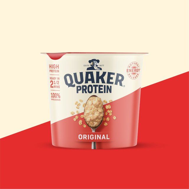 Quaker Oat So Simple Protein Porridge Cereal Pot Original    49g Cereals M&S   