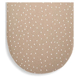 The Little Green Sheep Organic Moses Basket Fitted Sheet - Truffle Rice Print GOODS Boots   