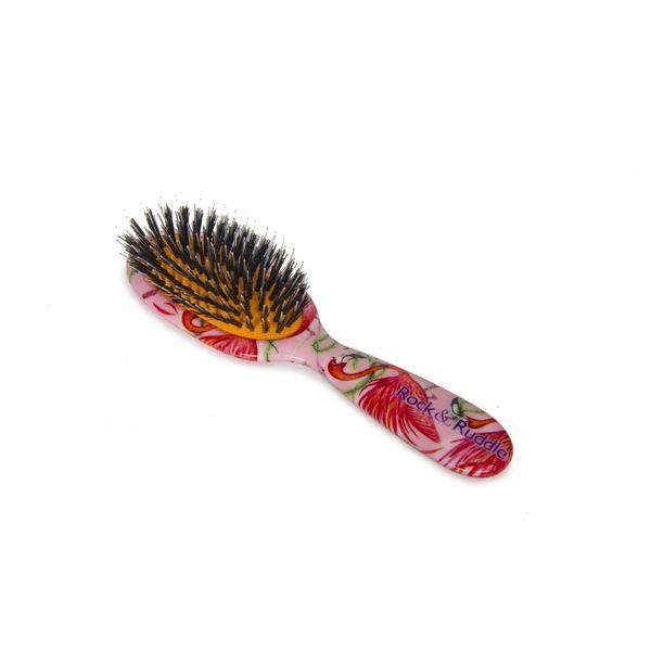 Rock & Ruddle Flamingos Large Mix Bristle Hairbrush