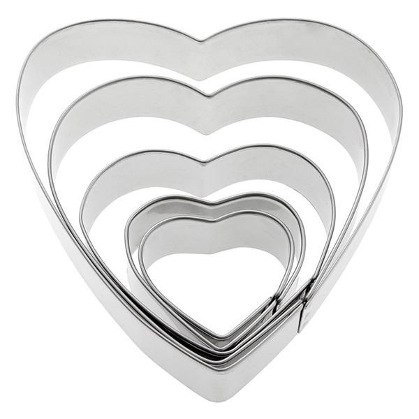 Sainsbury's Home 5Pk Heart Cookie Cutter