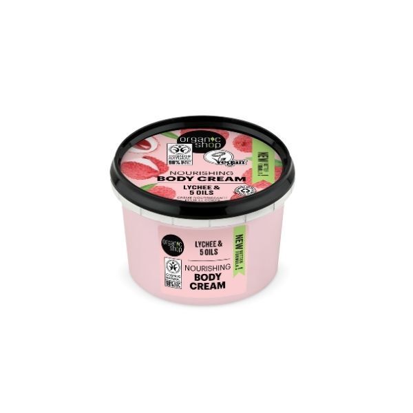 Organic Shop Nourishing Body Cream Lychee 250ml