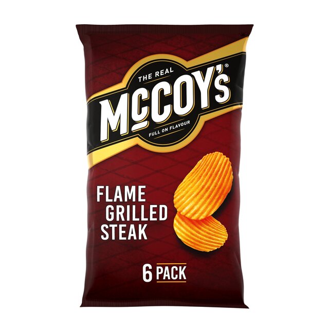 McCoy's Flame Grilled Steak Multipack Crisps   6 per pack