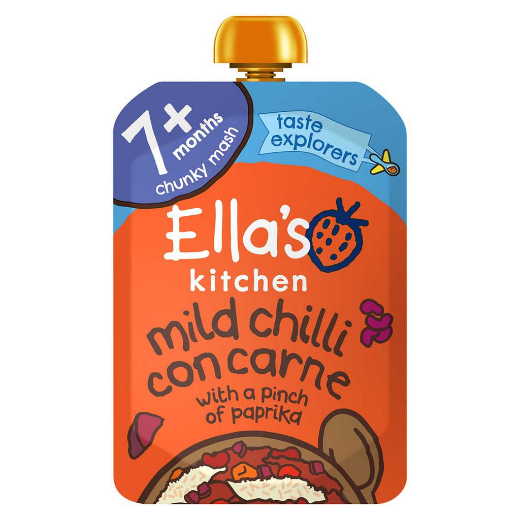 Ella's Kitchen Organic Chilli Con Carne Baby Food Pouch 7+ Months 130g