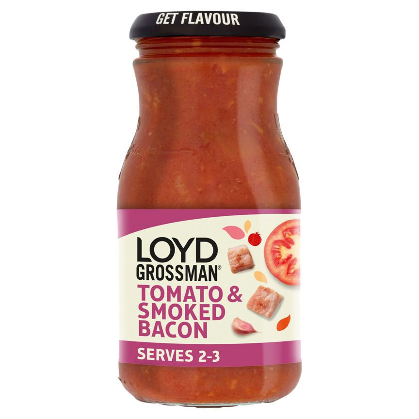 Loyd Grossman Tomato & Smoked Bacon Pasta Sauce GOODS ASDA   