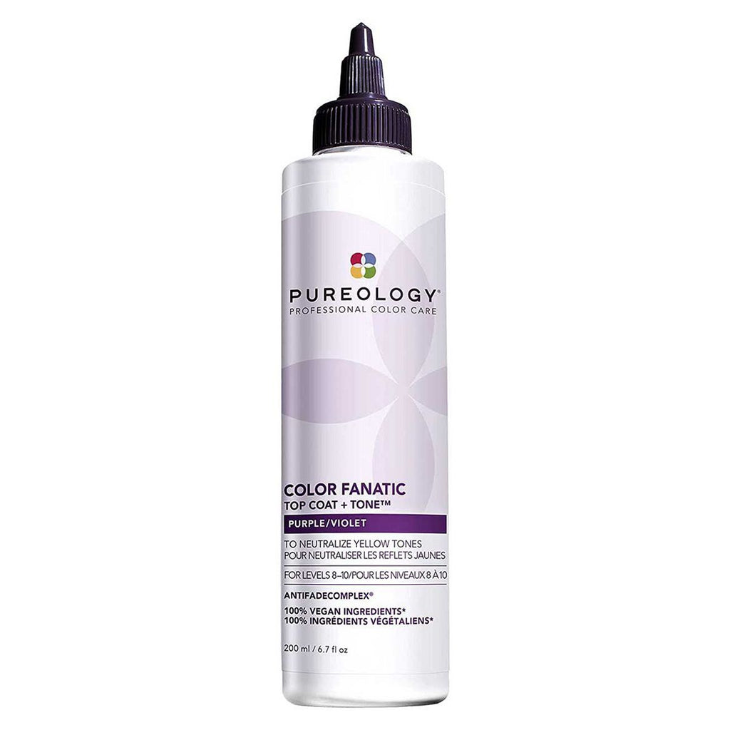 Pureology Color Fanatic Top Coat + Tone Purple Color Glaze Toner 200ml