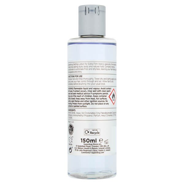 Superdrug Setting Lotion Extra Firm 150ml