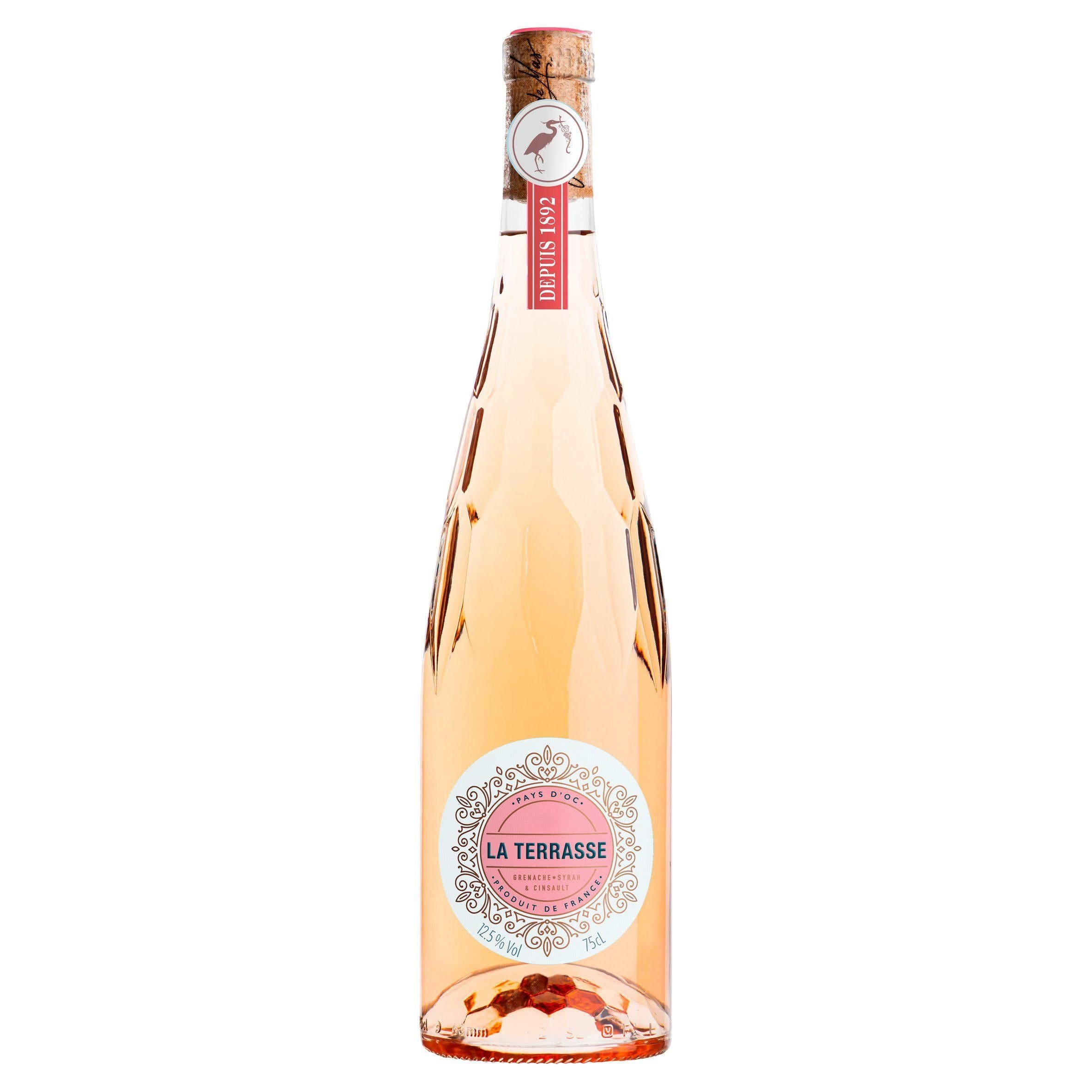 La Terrasse Rosé Pays d'Oc 75cl All wine Sainsburys   