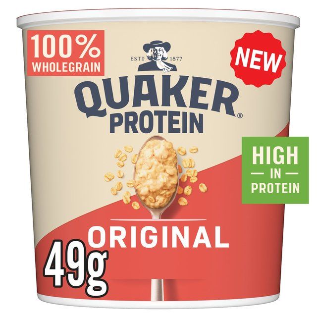 Quaker Oat So Simple Protein Porridge Cereal Pot Original    49g Cereals M&S   