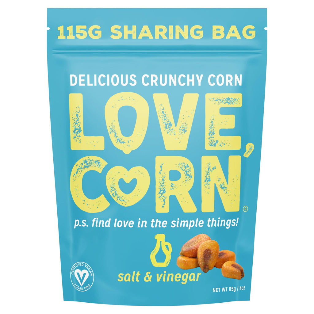 Love Corn Salt & Vinegar Crunchy Corn Snack 115g