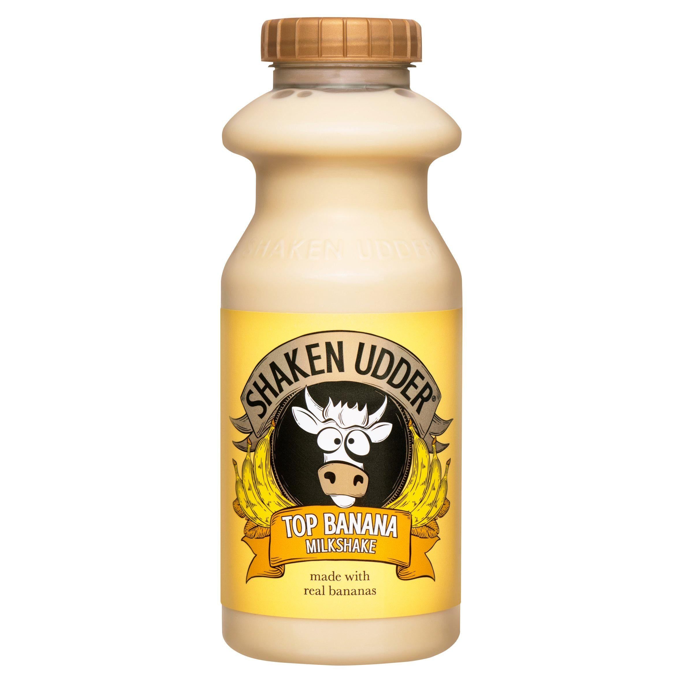 Shaken Udder Top Banana! Milkshake 330ml All juice & smoothies Sainsburys   