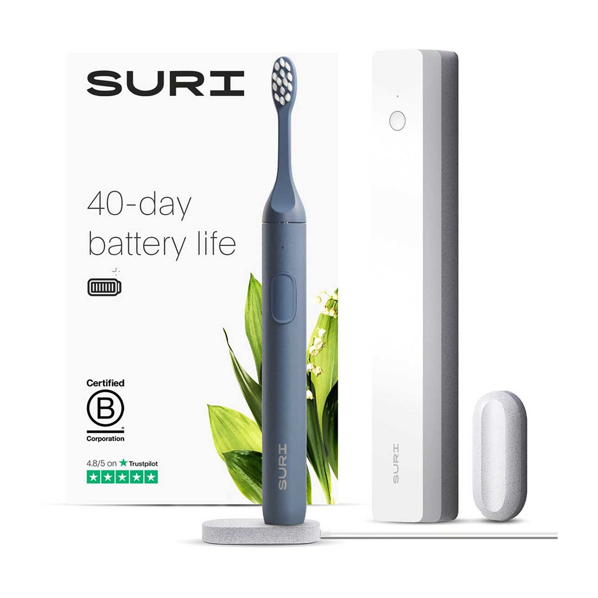 SURI Electric Toothbrush Morning Waves and UV Case GOODS Boots   