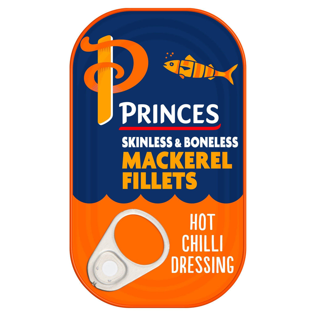 Princes Mackerel Fillets in a Hot Chilli Dressing 125g