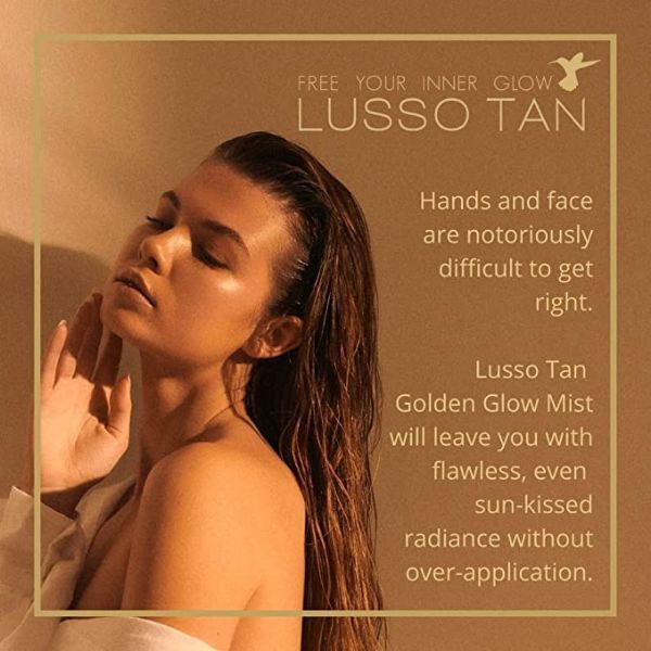 Lusso Tan Golden Glow Face & Hand Tanning Mist 100ml