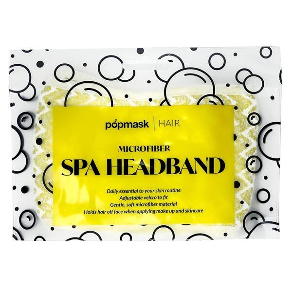 Popmask Microfiber Spa Headband - Yellow GOODS Superdrug   