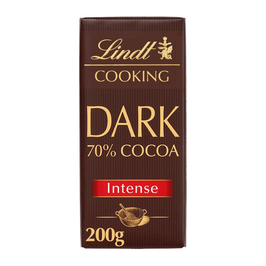 Lindt Dark Cooking Chocolate 70% Cocoa Intense