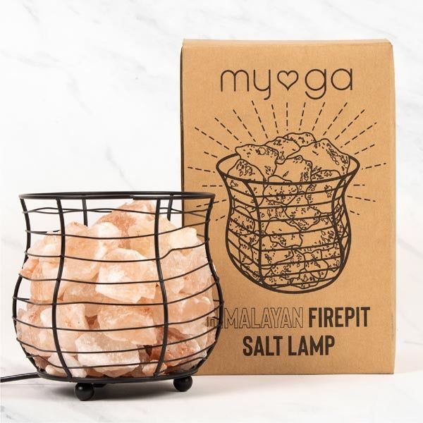 Myga Himalayan Fire Pit Salt Lamp 3-5kg